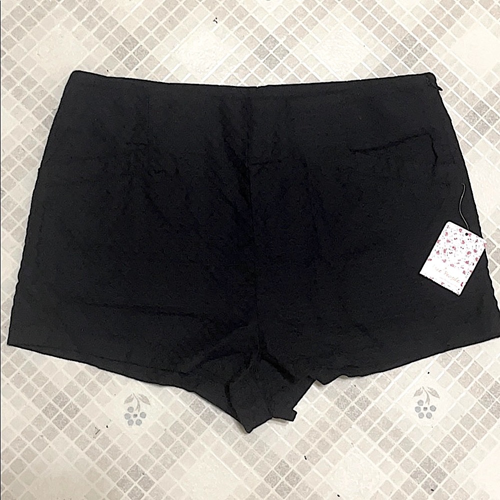 NWT Free People High Waisted Back Side Zip Shorts